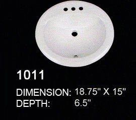 ceramic undermount drop-in 1011