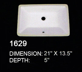 ceramic undermount drop-in 1629