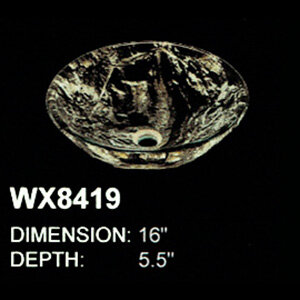 glass sinks wx8419