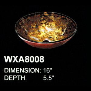 glass sinks wxa8008