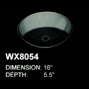 glass sinks wx8054