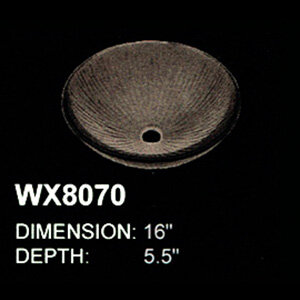 glass sinks wx8070