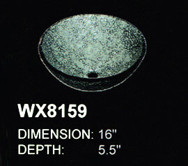 glass sinks wx8159