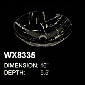 glass sinks wx8335